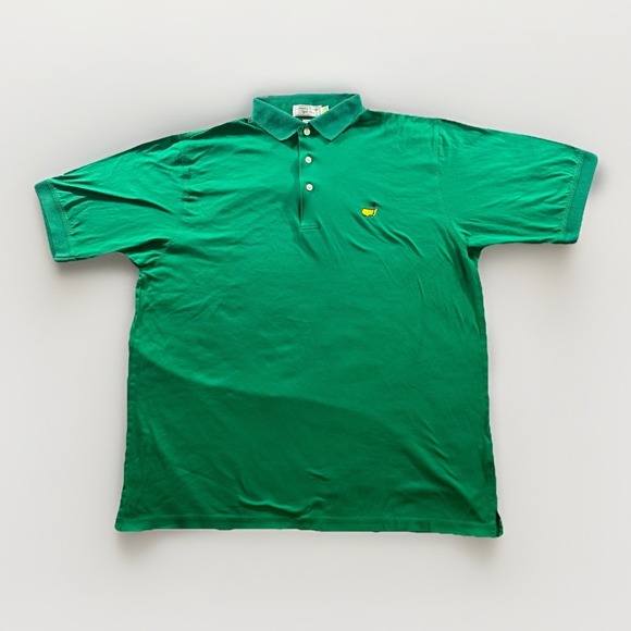Augusta National Golf Shop Other - VTG Augusta National Golf Shop Masters Polo Shirt Mens XL Green 90s Hong Kong